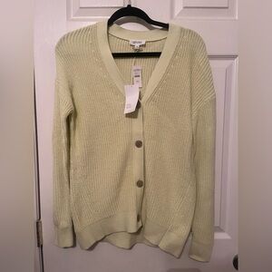Haven Well Within Yellow Organic‎ Cotton Button-Up Cardigan XS NWT Girlhoodcore